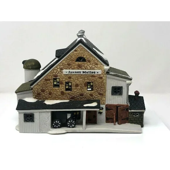 Dept 56 New England Village - Jannes Mullet Amish Barn - Picture 2 of 3